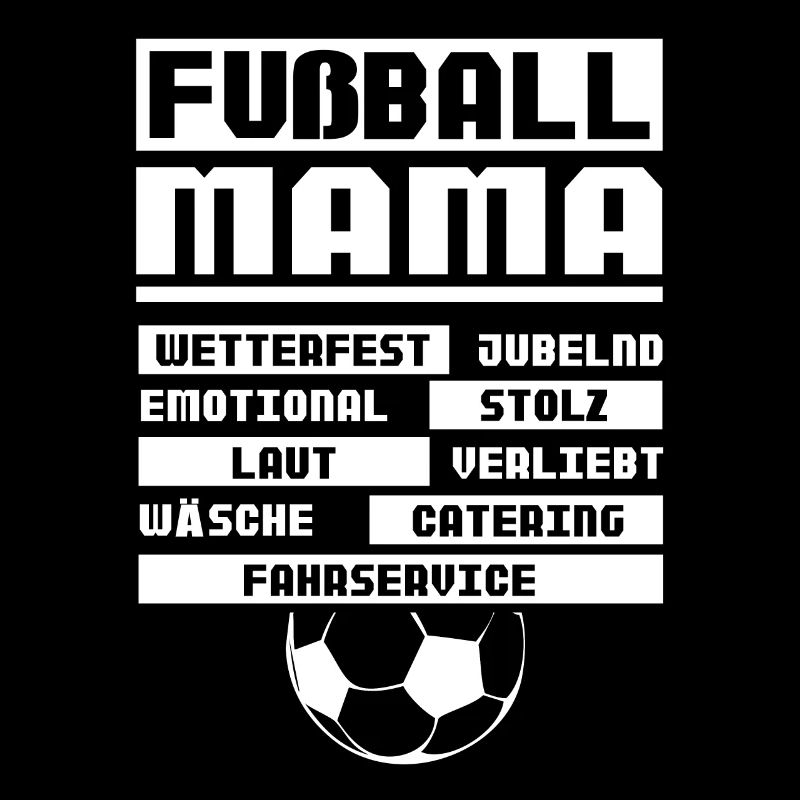Fußball Mama Lustige Geschenkidee Mutter Fussball