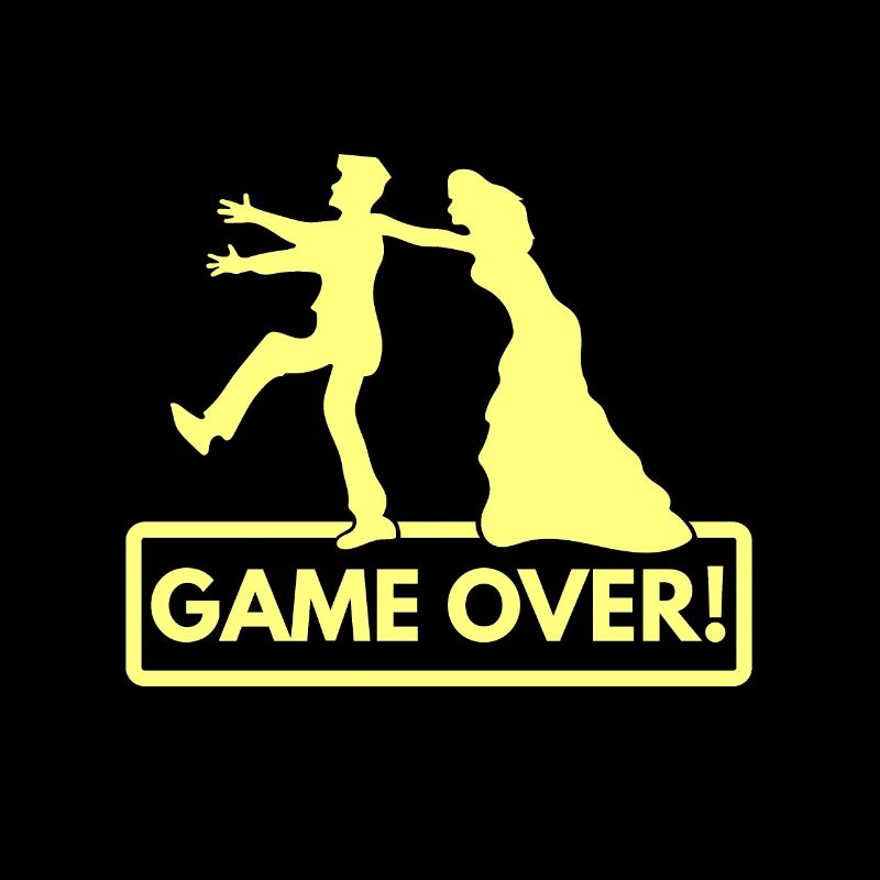 game over! Marry wedding gift nerd gamer