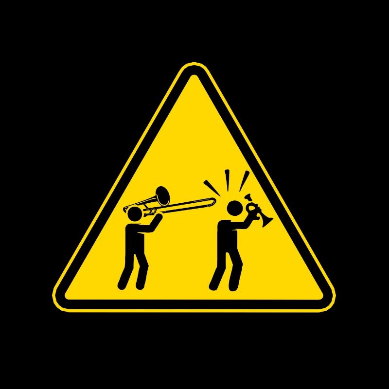 Trombone beware danger funny trombone gift