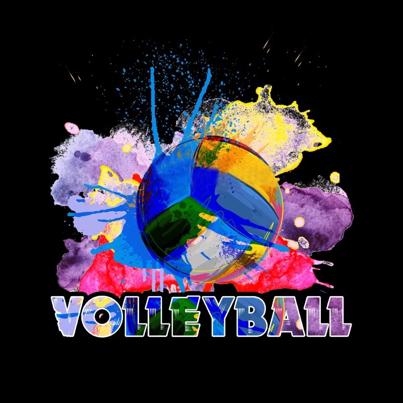 Volley-ball mignon coloré
