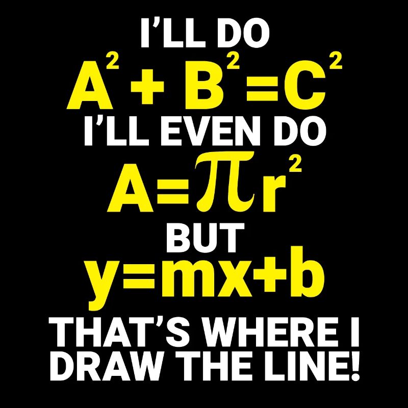 Ill Do ABC Thats Where I Draw The Line math teache