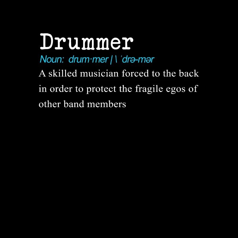 Lustige Drummer Definition Geschenk Design