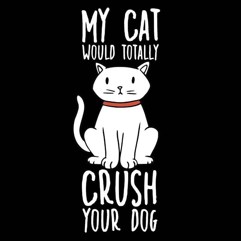 Motif amusant de propriétaire de chat pour les