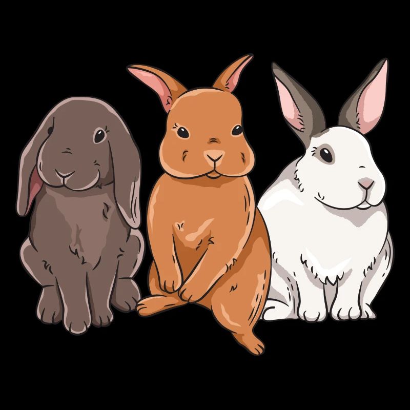 Conception de lapin mignon pour les propriétaires de lapins