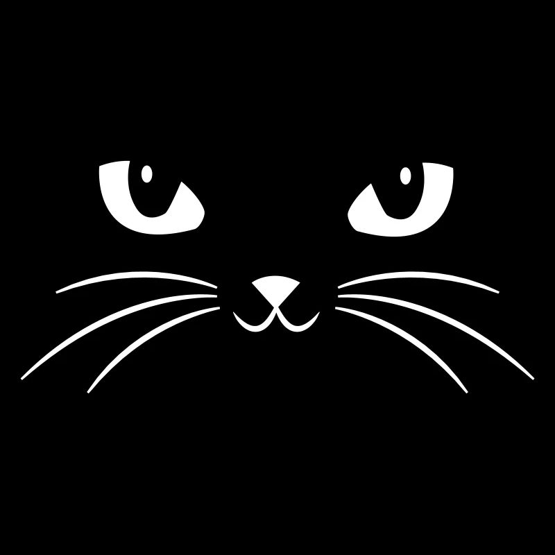 Cat Face With Big Eyes