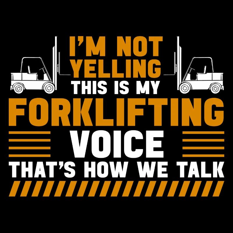 Forklift operator voice funny forklift driver