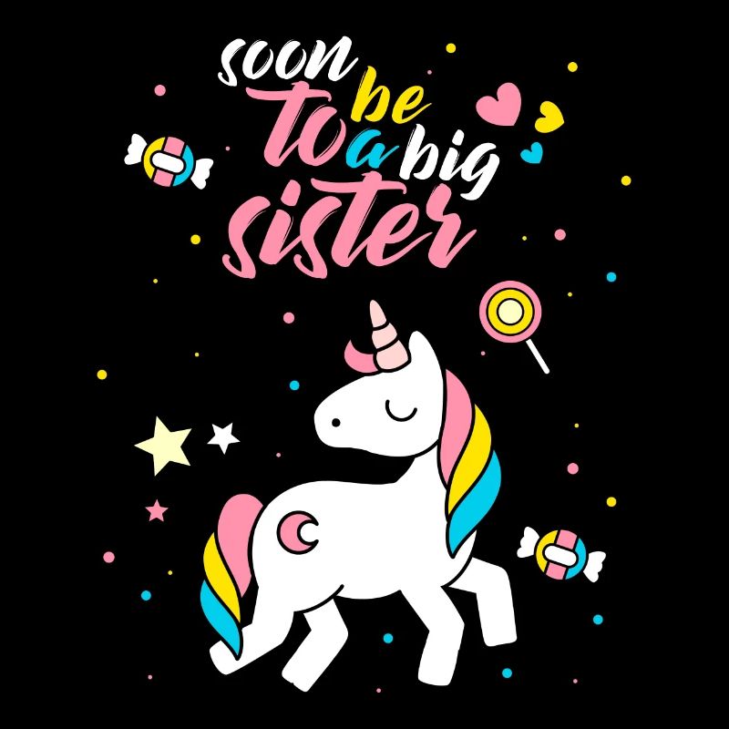 Ich werde große Schwester Einhorn Geschenk