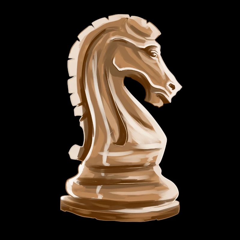 Pièce d'échecs cadeau d'échecs cheval Springer Runner