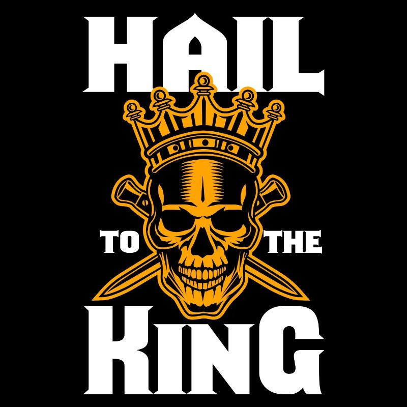 Hail To The King Skull Gift Idea