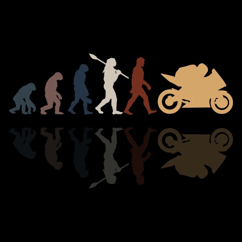 Motorcycle Evolution Vintage Shadow Biker
