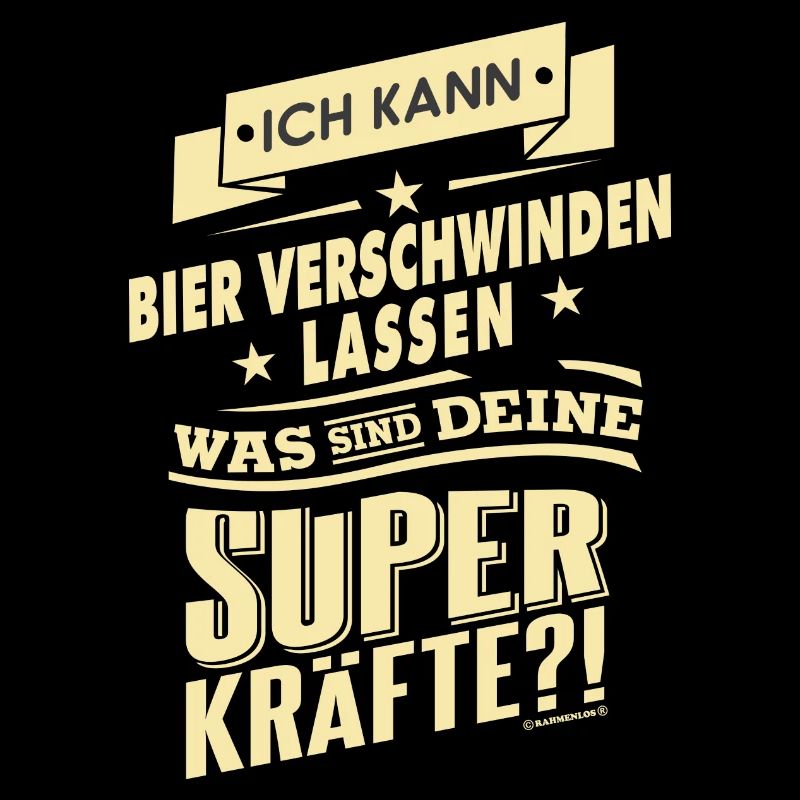 Superkräfte Bier verschwinden lassen -