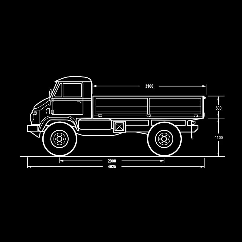 Unimog - Oldtimer - Universal motor device