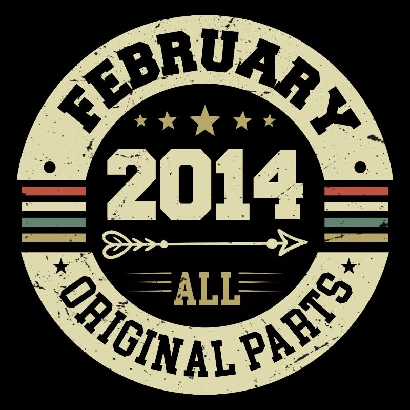 Février 2014 Vintage Cadeau d’anniversaire 2014