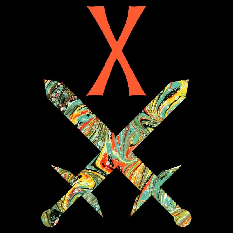 Crossed swords E 200 x