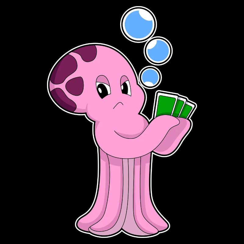 Krake Poker Pokerkarten