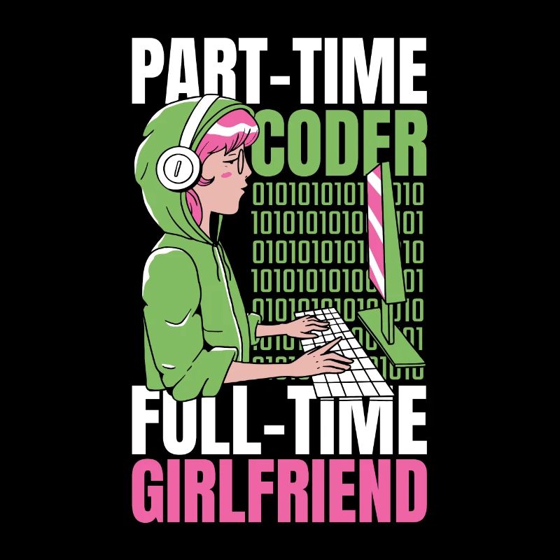 Entwickler Coder Programmierer Feste Freundin