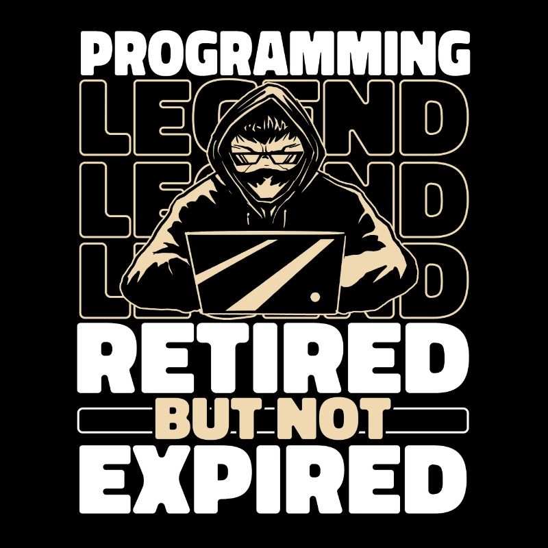 Entwickler Coder Programmierer Im Ruhestand