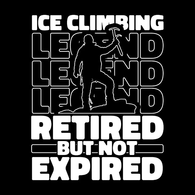 Retraités grimpeurs sur glace