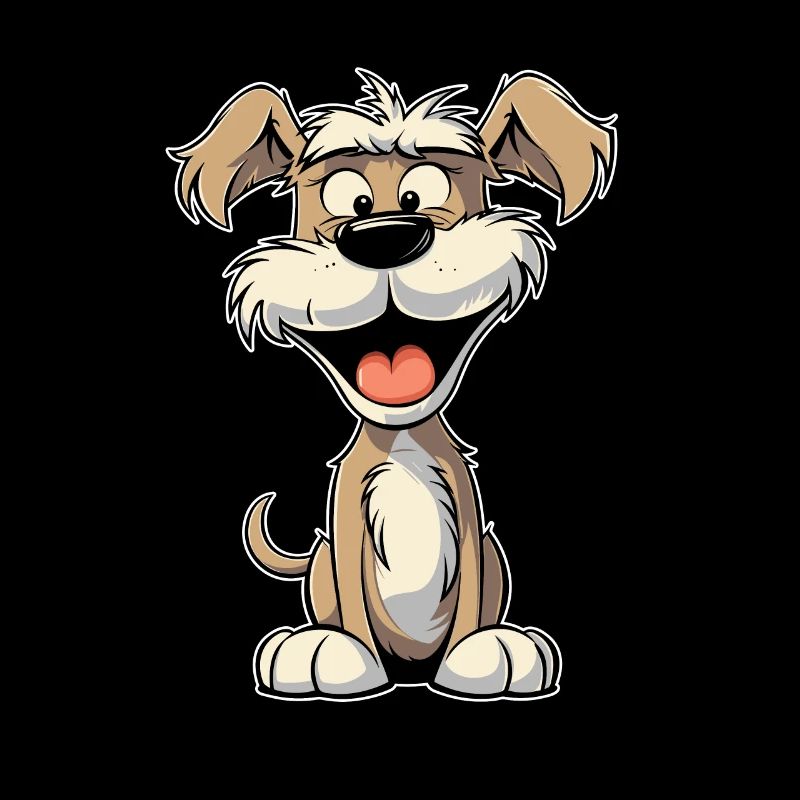 Schnauzer Dog Smiling