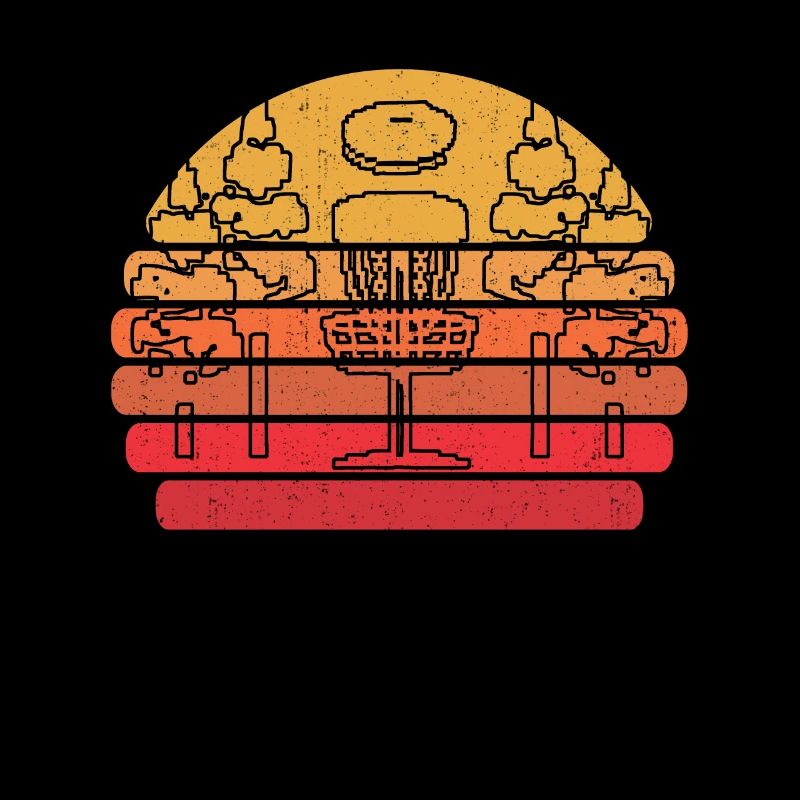 Frisbee Golf Disc Golf 8 Bit