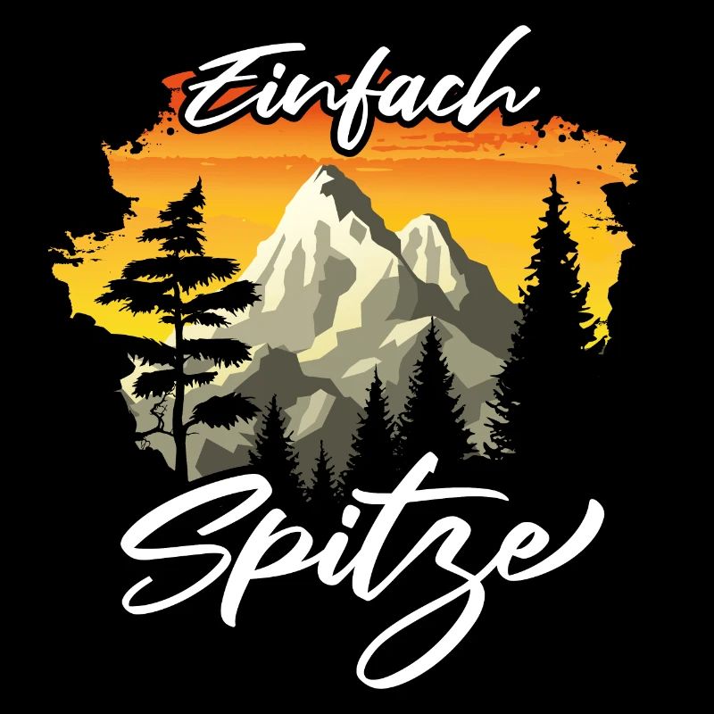 Einfach Spitze Gipfel Berg