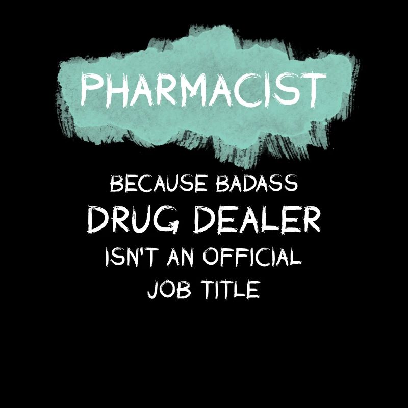 Pharmacist pharmacy medicine studying funny gift