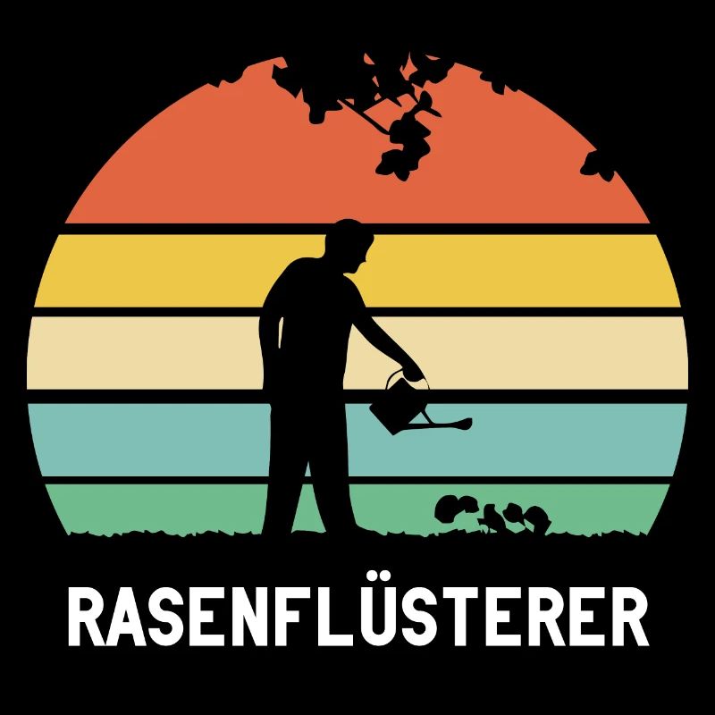 RASENFLÜSTERER | Hobbygärtner Geschenkidee T-Shirt