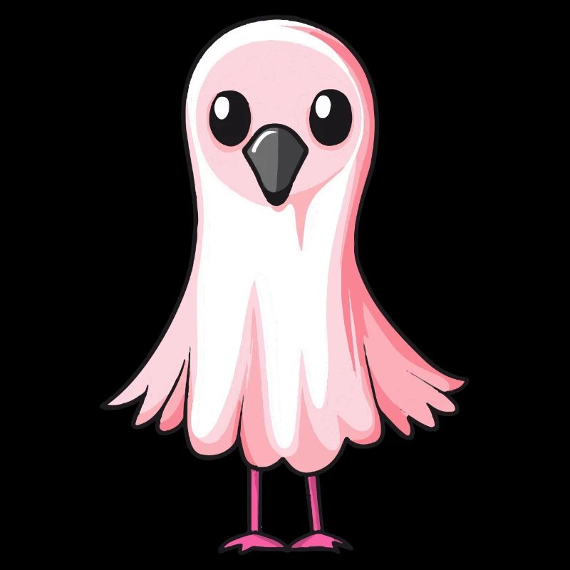 Flamingo Halloween Comic Geist