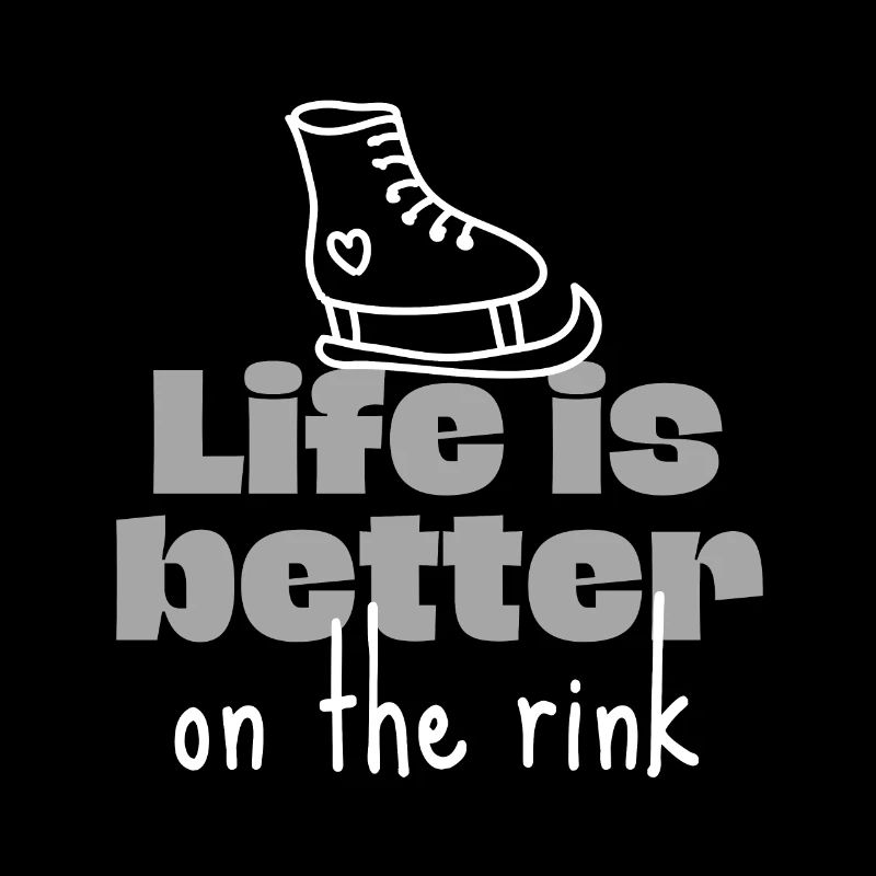 Eislaufen: Auf der Eisbahn ist das Leben besser.