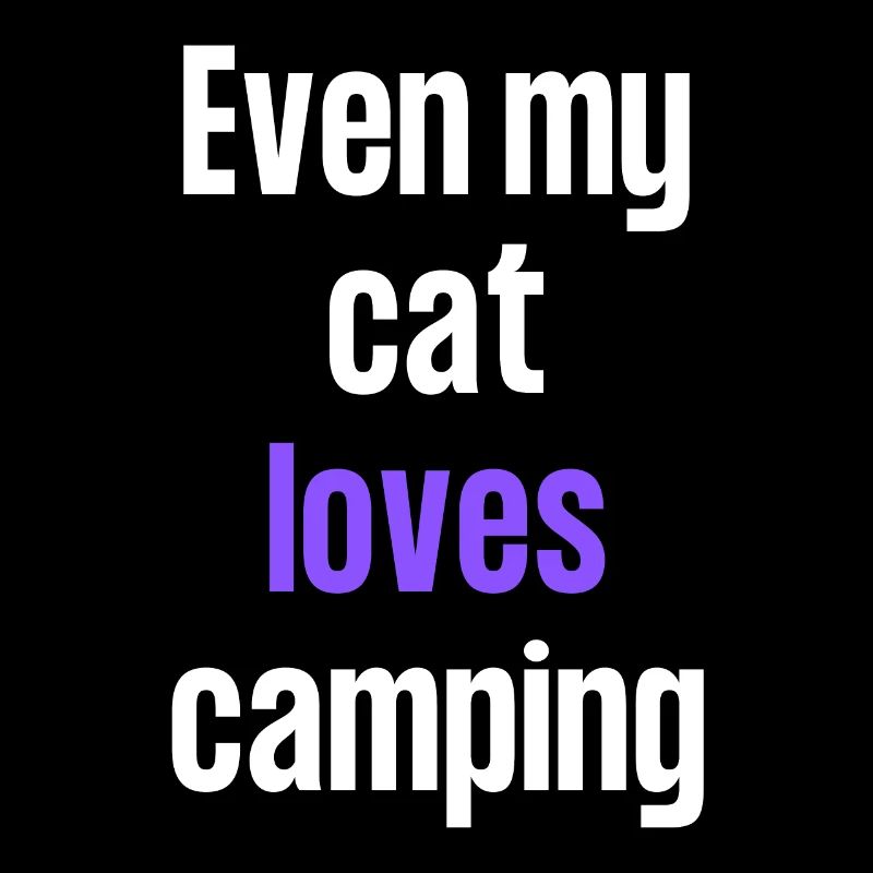 Même mon chat aime le camping