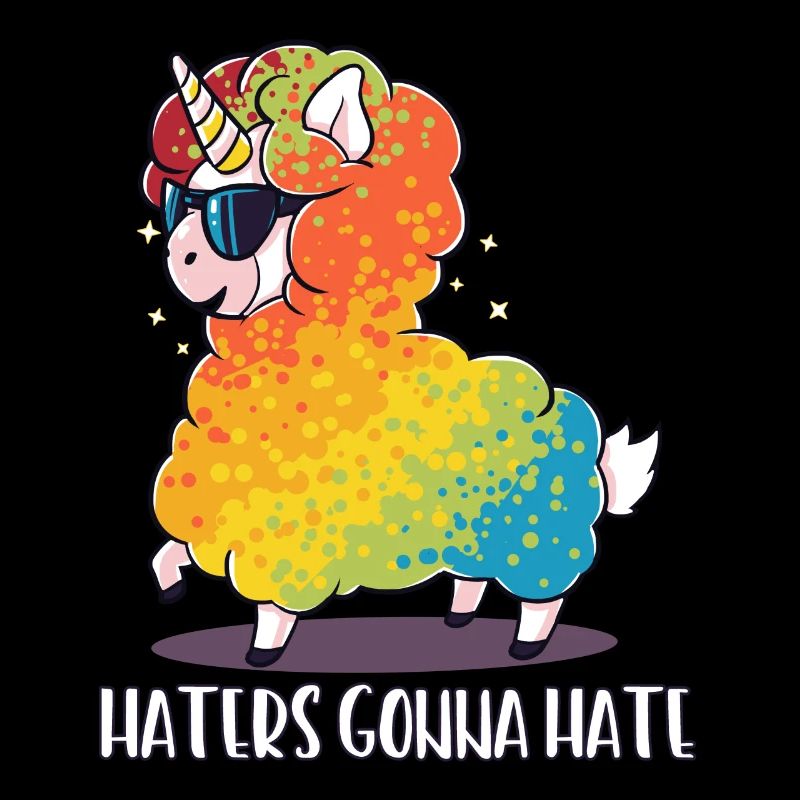 Lama Schaf Einhorn lustig Geschenk Geburtstag