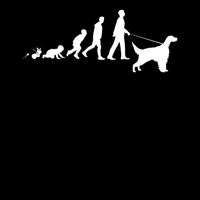 English Setter Geschenke Grow Evolution Mann