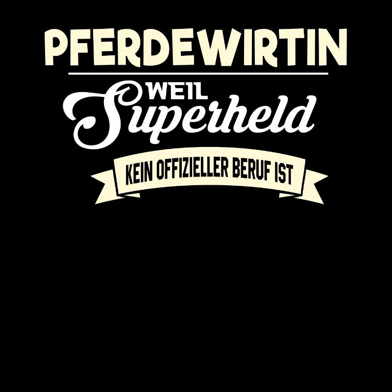 Superheld Beruf Pferdewirtin Geschenk Idee