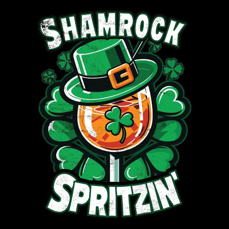 Fête de la Saint-Patrick Spritz Apéritif Célébrations Shamrock