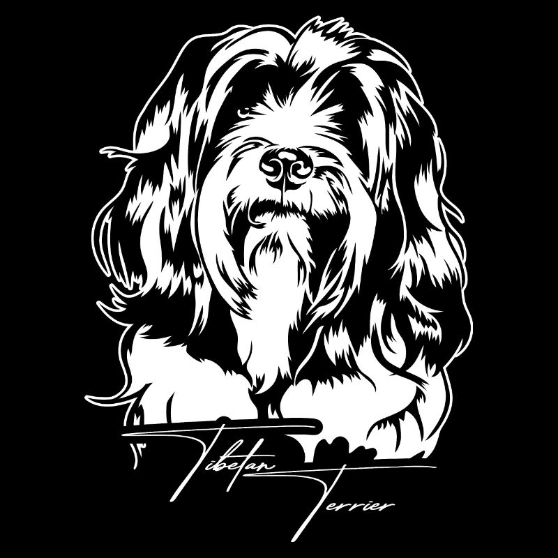 Tibetan Terrier Portrait Hundeportrait Wilsigns