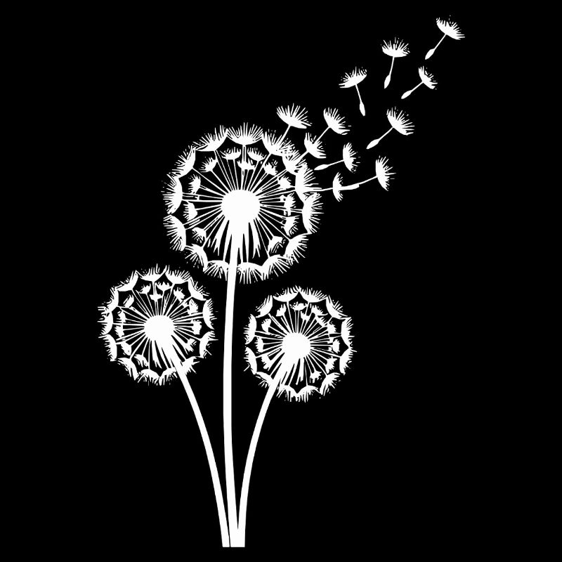 Löwenzahn im Wind Samenflug