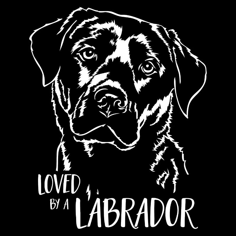 LABRADOR Labbi loved by a Labrador saying Wilsigns