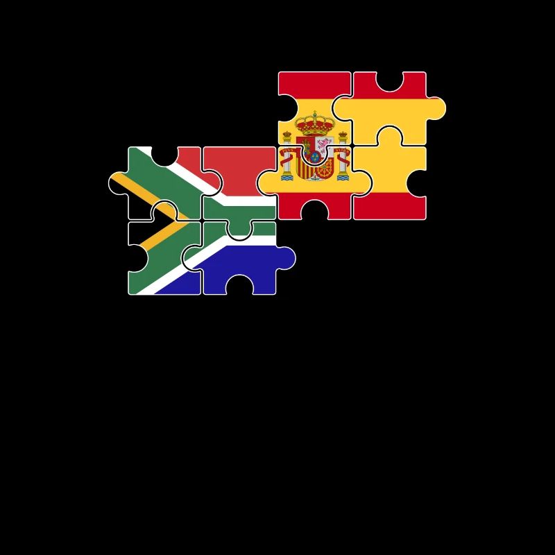 Südafrika Spanien Flagge Spanier Südafrikaner