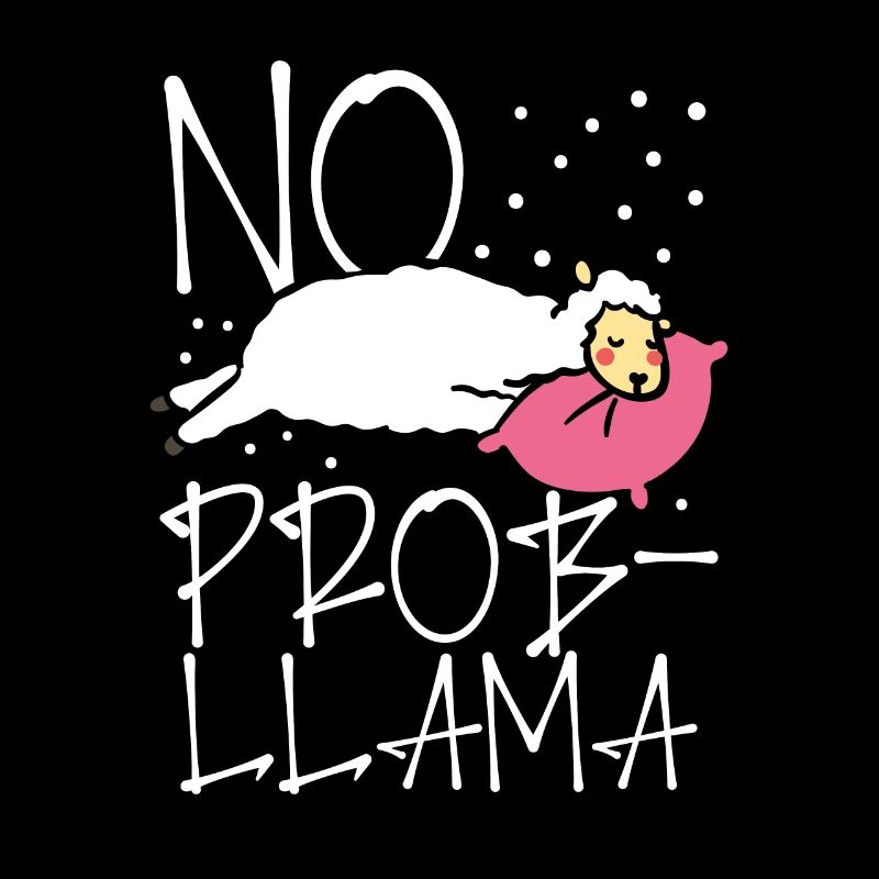 Kein Problem Süßes Lama