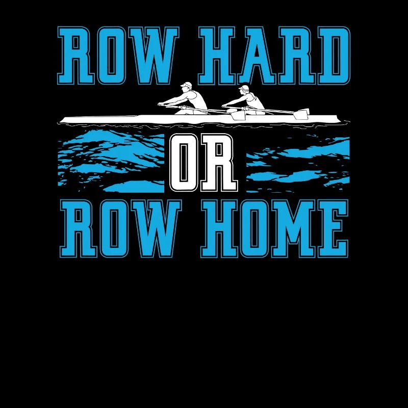 Rudern Sie Hart Oder Rudern Sie Nach