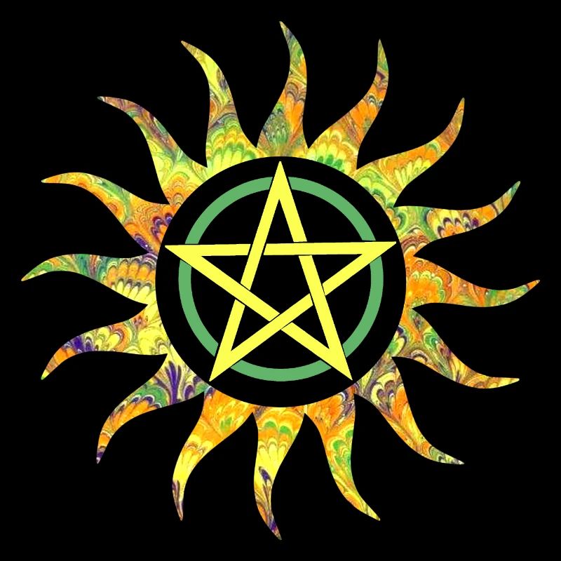 pentagramm in sonne e 258