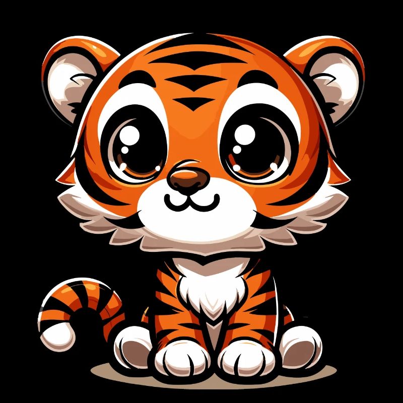 Bébé tigre mignon