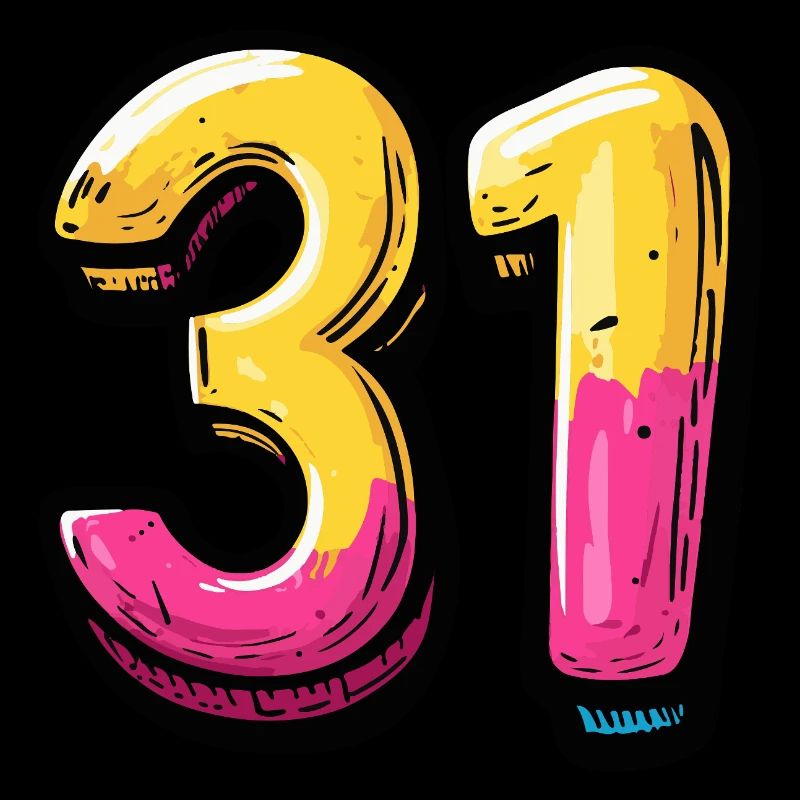 31 Nombre Coloré