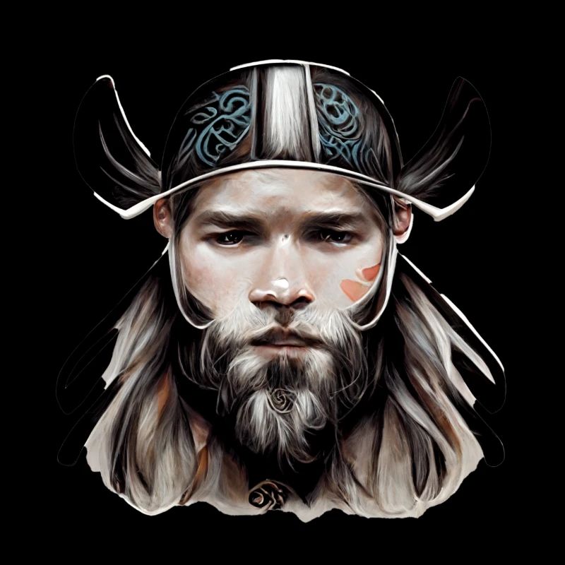 Wikinger KriegerIllustration