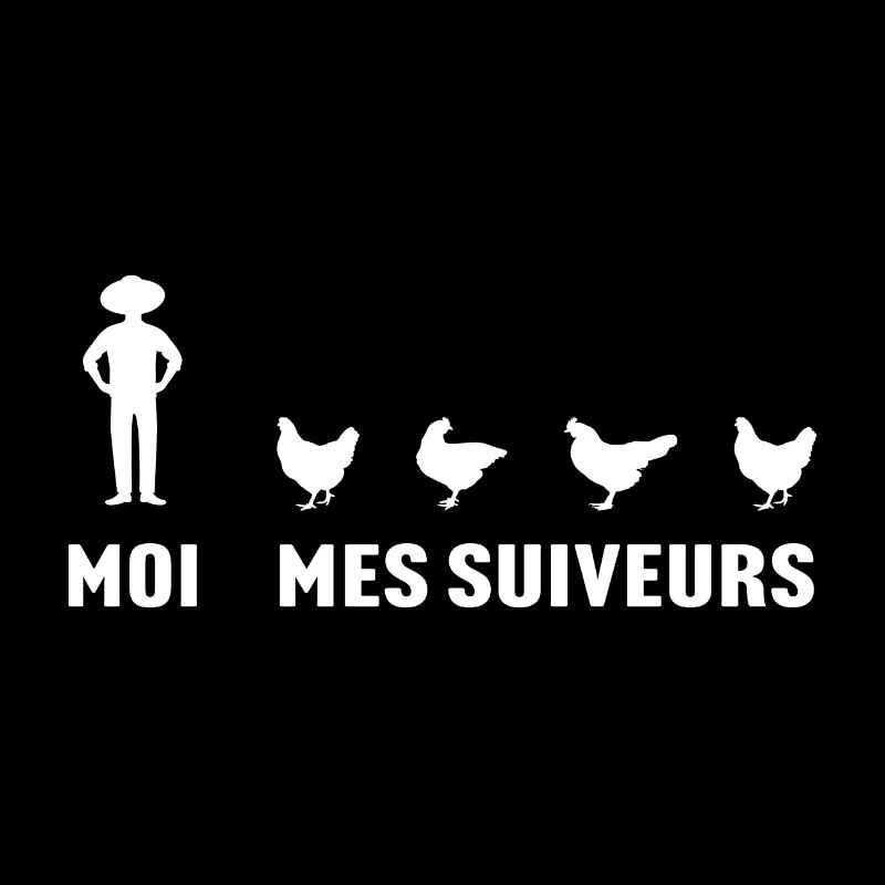 moi et mes suiveurs poules