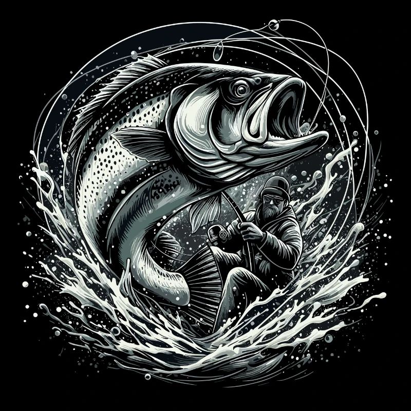 Pêcheur pêcheur dynamique cadeau