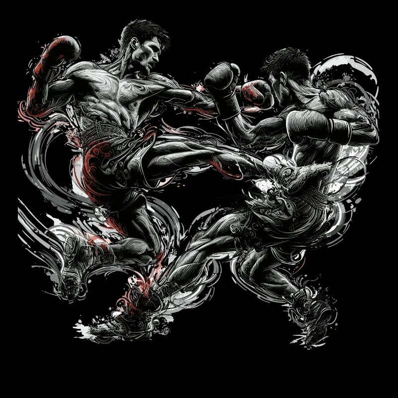 Kickboxing Boxe thaïlandaise Cadeau de boxe Muay Thai