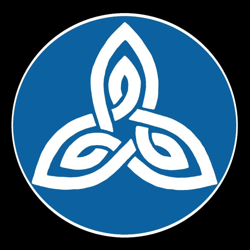 Fleur celte bleu