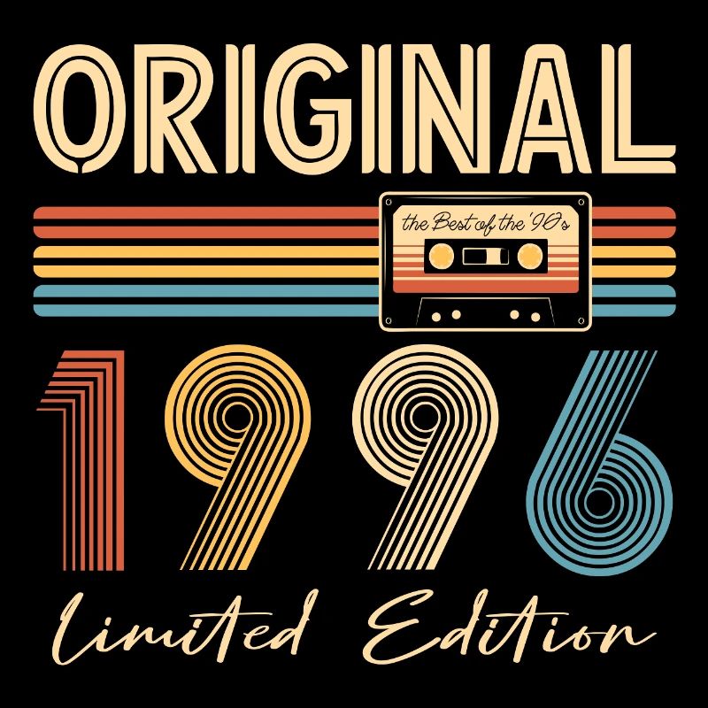 Originales 30-Jahres-Geburtstagsgeschenk von 1996