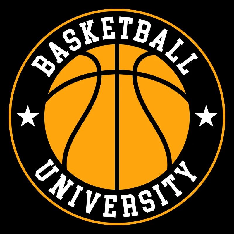Basketball University Emblem